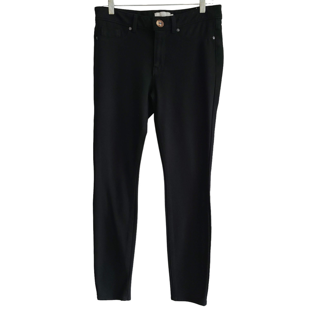 PARKER SMITH Skinny Knit Stretch Jeggings Jeans Pants Black PS 2001EP Women's 14